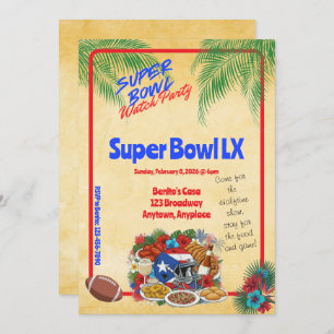 Super Bowl Watch Party Invitation