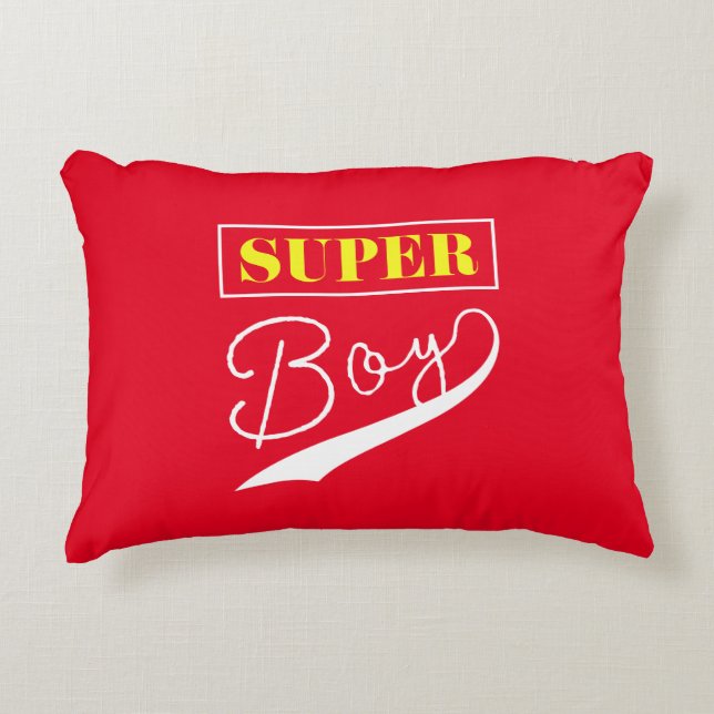 Super Boy  Accent Pillow (Front)