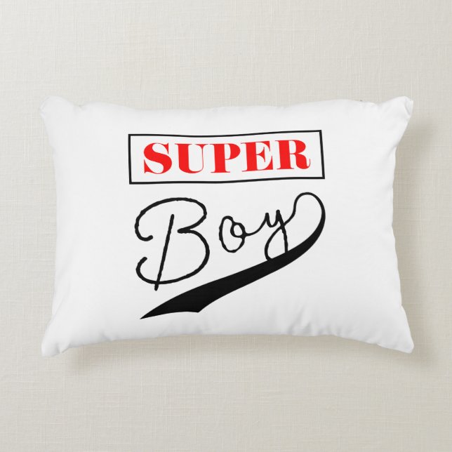 Super Boy  Accent Pillow (Front)