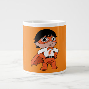 Super Boy Action Hero Large Coffee Mug