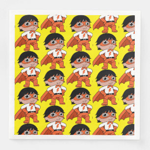 Super Boy Action Hero Napkin