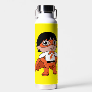 Super Boy Action Hero Water Bottle