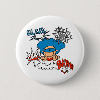 Super Boy Blam Bang Pow 2 Inch Round Button