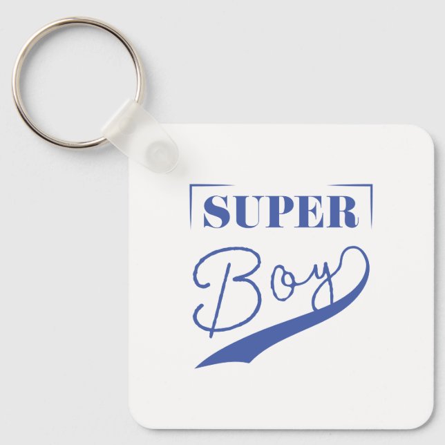Super Boy Keychain (Front)