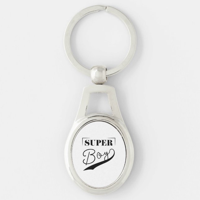 Super Boy Keychain (Front)
