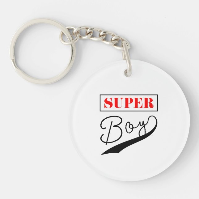 Super Boy  Keychain (Front)
