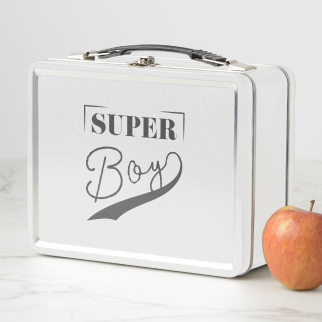 Super Boy Metal Lunch Box (In Situ)