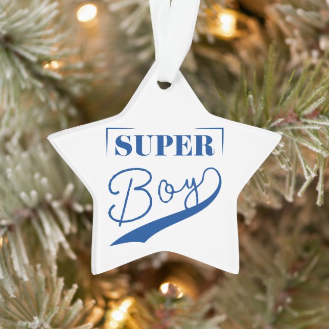 Super Boy Ornament (Tree)