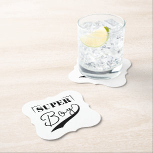 Super Boy Paper Coaster