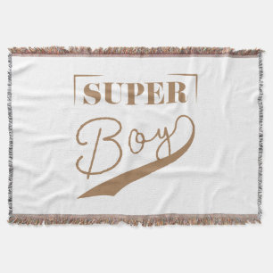Super Boy Throw Blanket