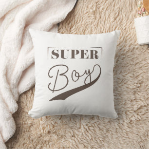 Super Boy Throw Pillow