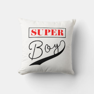 Super Boy Throw Pillow