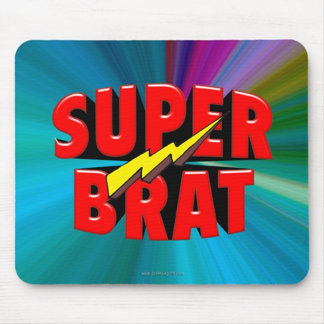 Super Brat Mouse Pad (Front)