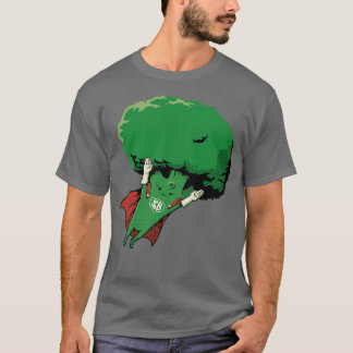 Super Broccoli Vegan Hero by Tobe Fonseca T-Shirt