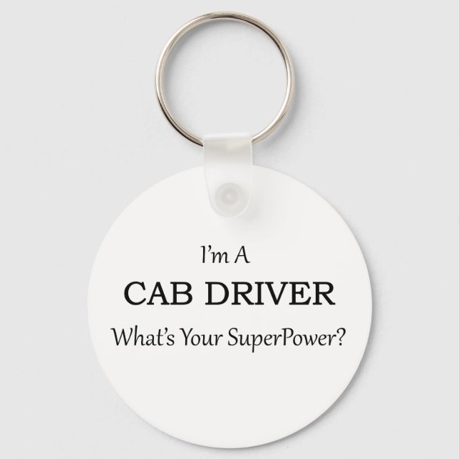 Super Cab Driver Keychain (Front)
