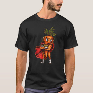 Super Carrot Funny Superhero Vegetable Garden T-Shirt