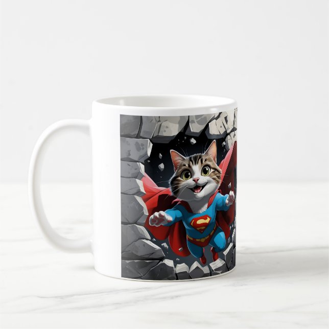Super-Cat Mug (Left)