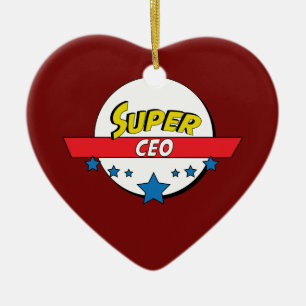 Super CEO, #CEO Ceramic Ornament