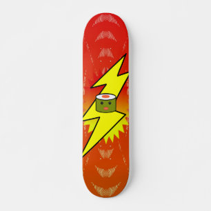 Super Charged Sushi - - Customized Skateboard