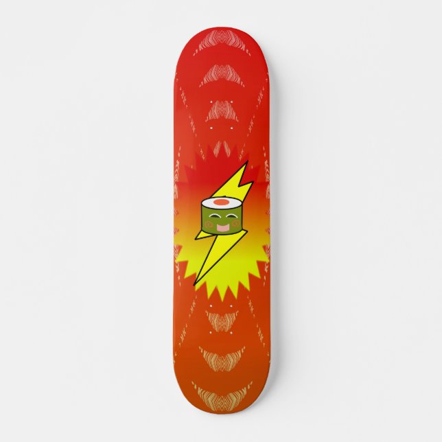 Super Charged Sushi - Skateboard (Front)