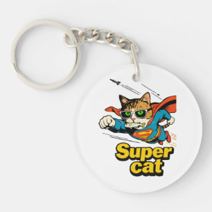 Super Chat Volant avec Poisson