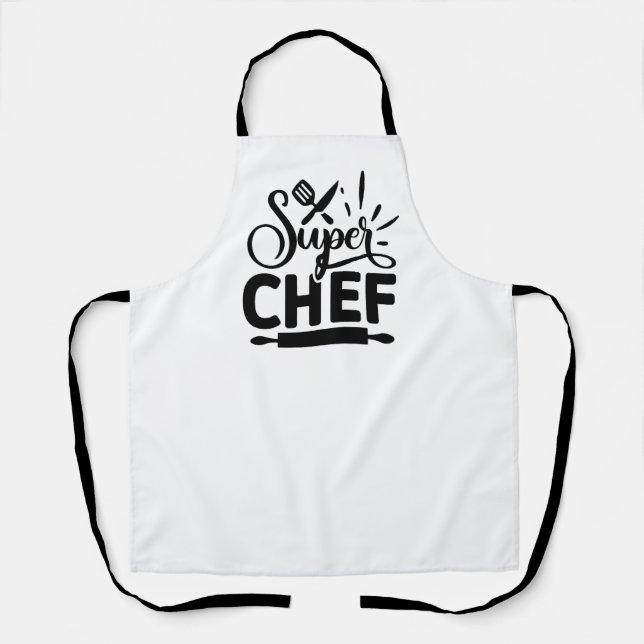 Super Chef Kitchen Apron with Tools (Front)