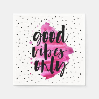Super Chic Party good vibes only Paper Napkin