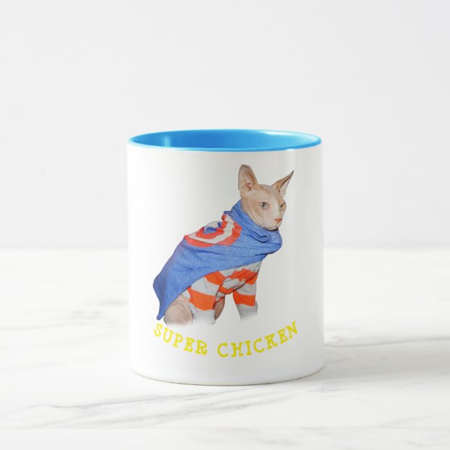 SUPER CHICKEN  Coffee Mug  2 sizes (Center)