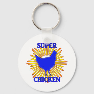 Super Chicken Keychain