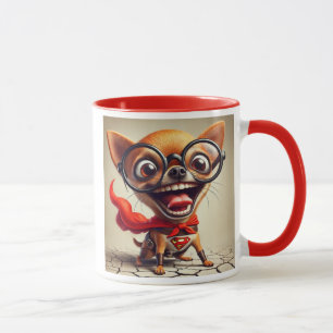 Super Chihuahua, the dog hero. Mug