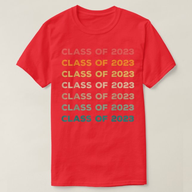 Super Classe Senior De T-Shirt 2023 (Design devant)