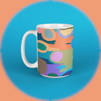 Super Colour Circles 2 Coffee Mug