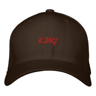 Super comfortable Basic Flexfit Wool King text Embroidered Hat