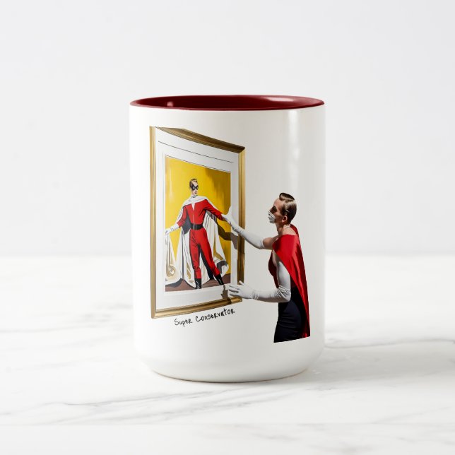 Super Conservator Two-Tone Coffee Mug (Center)