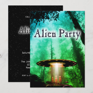 Super Cool Alien et Invitation du parti UFO