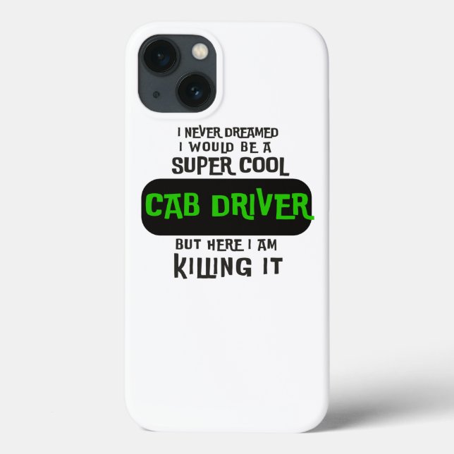 Super Cool Cab Driver Case-Mate iPhone Case (Back)