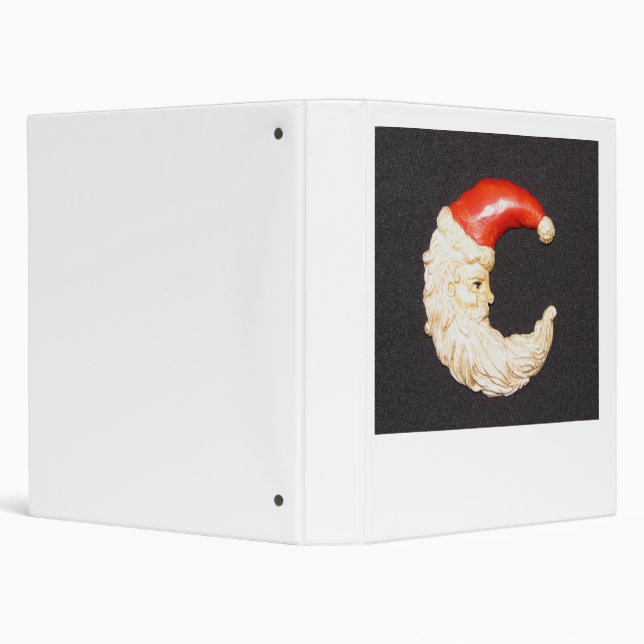 Super Cool Classic Round Santa Claus Binder (Background)