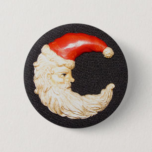 Super Cool Classic Round Santa Claus Button