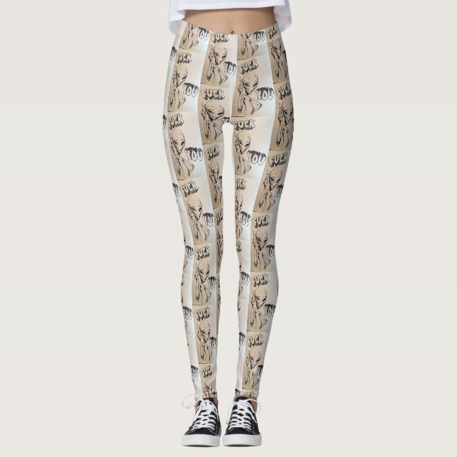 super cool comfortable leggings for gym (Front)