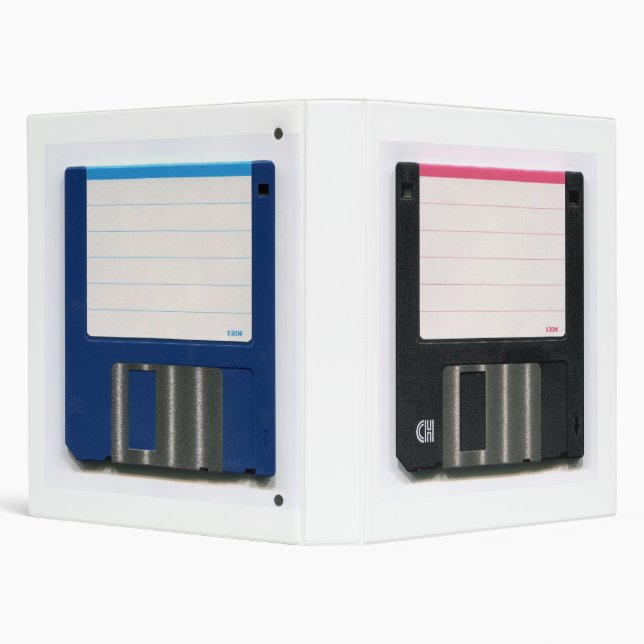 Super Cool Floppy Disc Binder (Background)