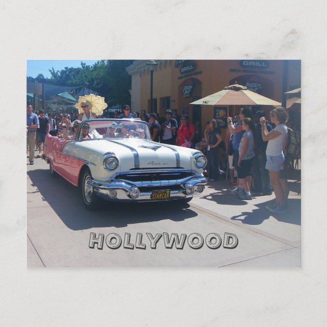 Super Cool Hollywood Postcard! Postcard (Front)