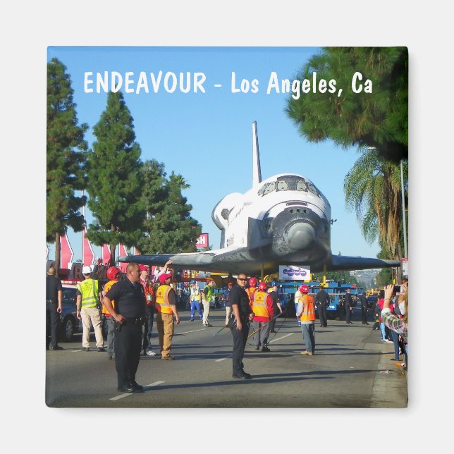 Super Cool Los Angeles/Endeavour Magnet! Magnet (Front)