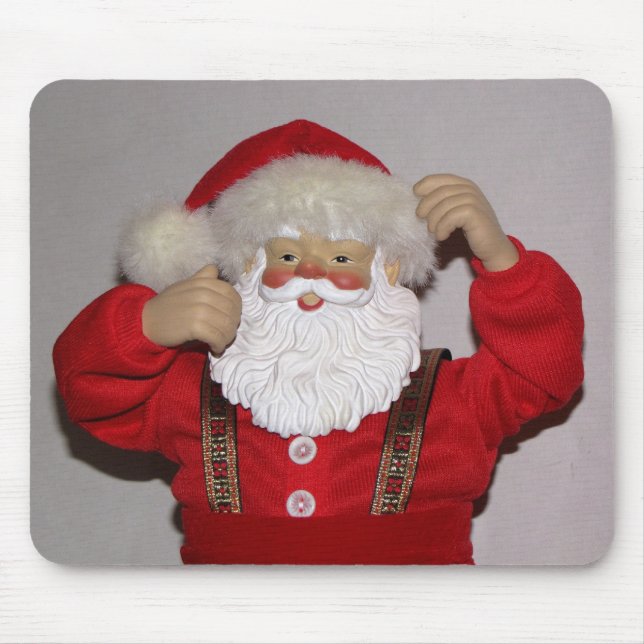 Super Cool Santa Claus Mouse Pad (Front)
