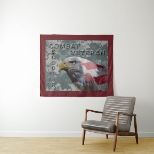 Super Cool Soldier- Combat Veteran Tapestry
