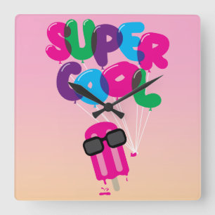 Super Cool Square Wall Clock