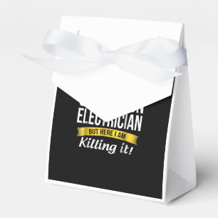 Super Cool Substation Electrician Funny Gift Favor Box