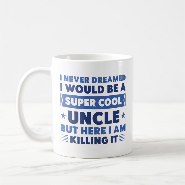 Super Cool Uncle Coffee Mug (Left)