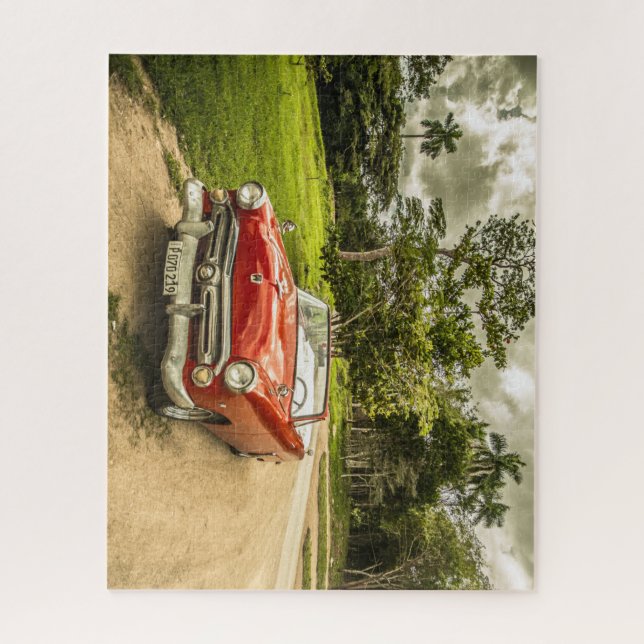 Super Cool Vintage Thunderbird Automobile Jigsaw Puzzle (Vertical)