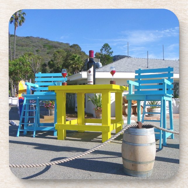 Super Cool Wine Joy Coaster! Coaster (Front)