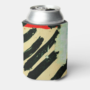 Super Cool Worn Wall Paper Paint  Can Cooler